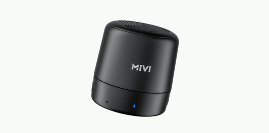 Mivi Play 12HRS Playback, Bass Boosted,TWS Feature, IPX4 5 W Portable Bluetooth Speaker  (Black, Mono Channel)